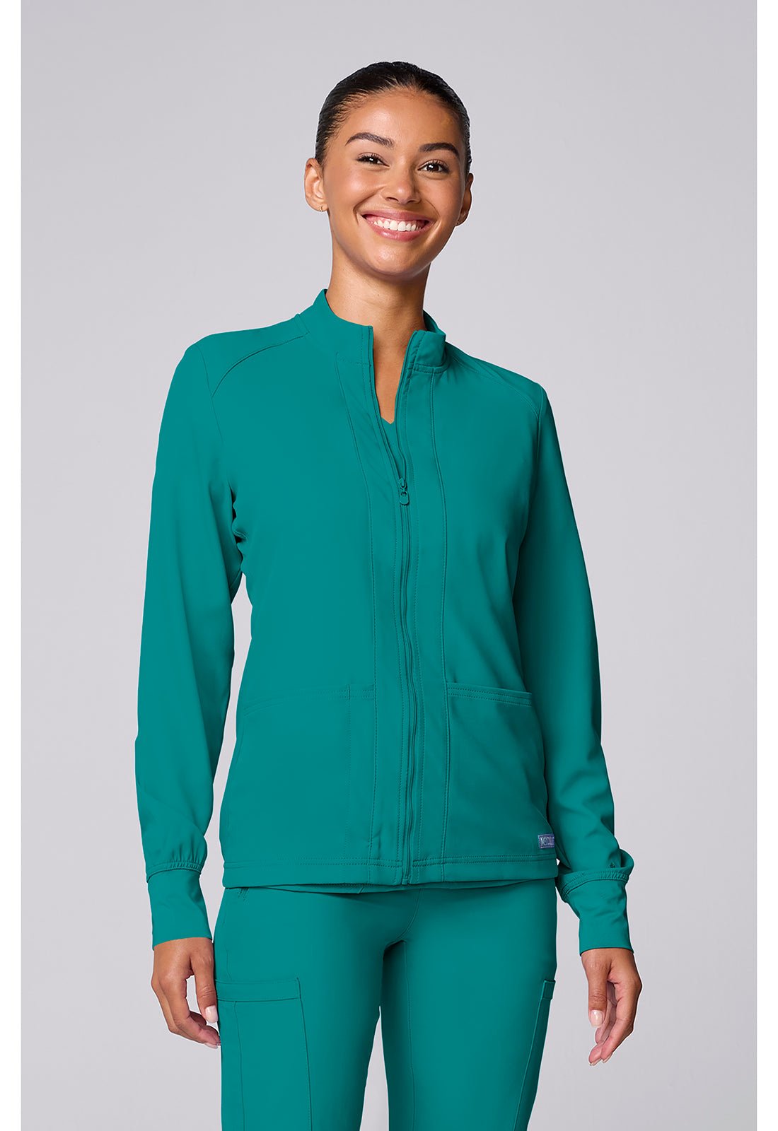 Med Couture Insight Scrubs Warm Up Jacket MC2660 - Scrubs Select