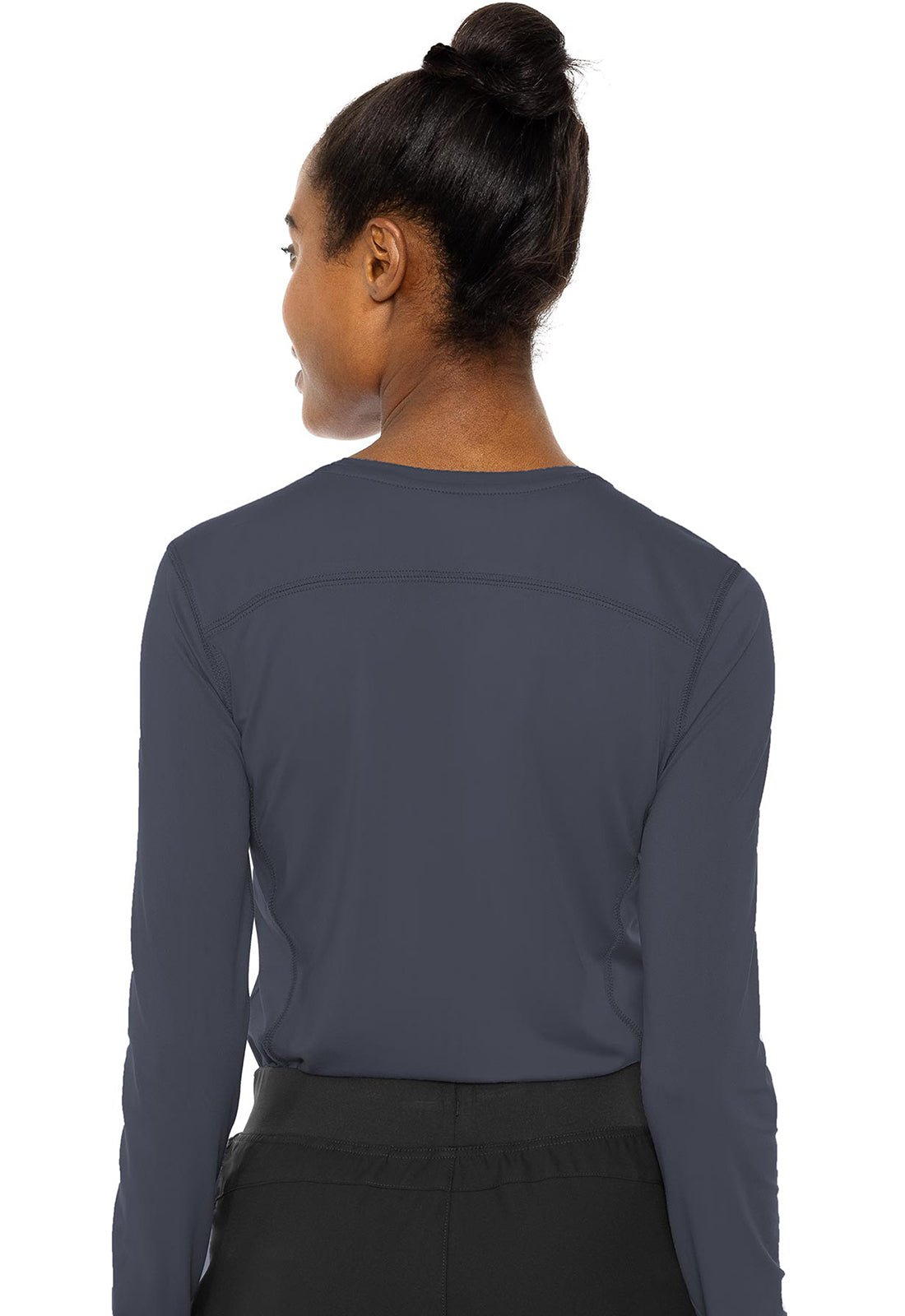 Med Couture Layers Scrubs Long Sleeve Underscrubs Knit Tee MC8499 - Scrubs Select