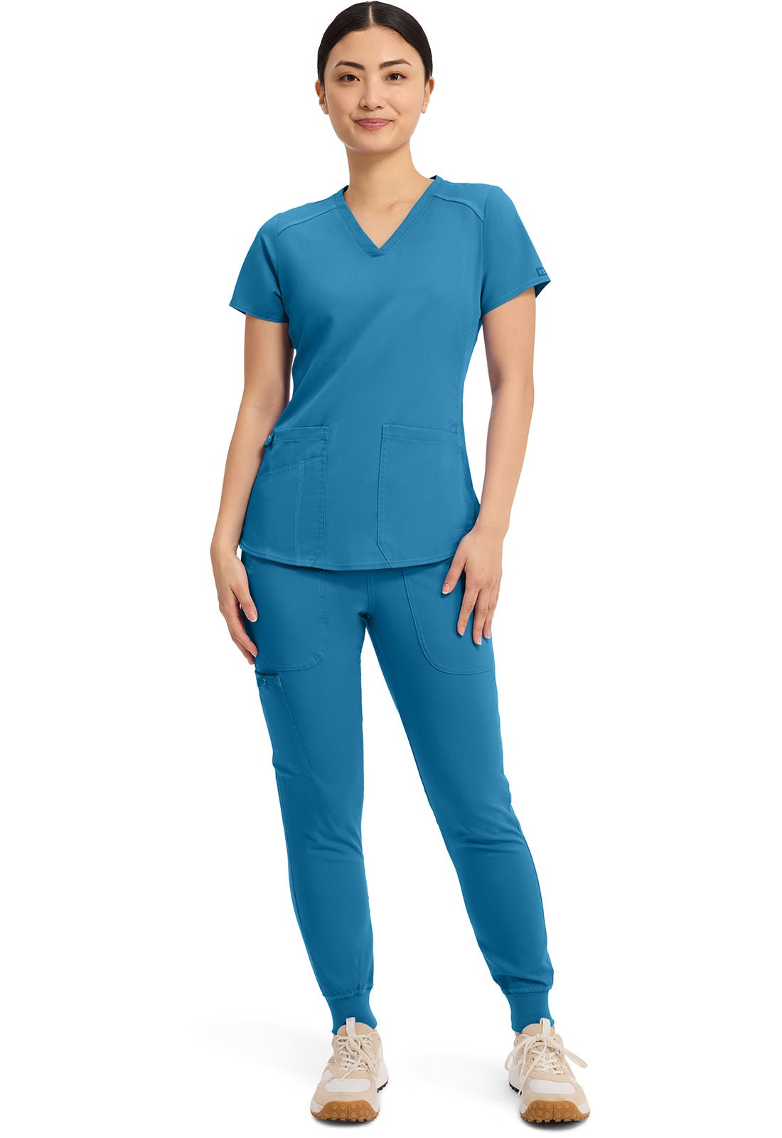 Med Couture Touch V Neck Scrub Top MC7459 Limited - Scrubs Select