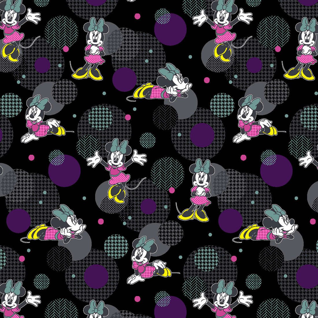 Minnie Mouse Tooniforms Licensed Disney V Neck Scrub Top TF796 MKXW - Scrubs Select