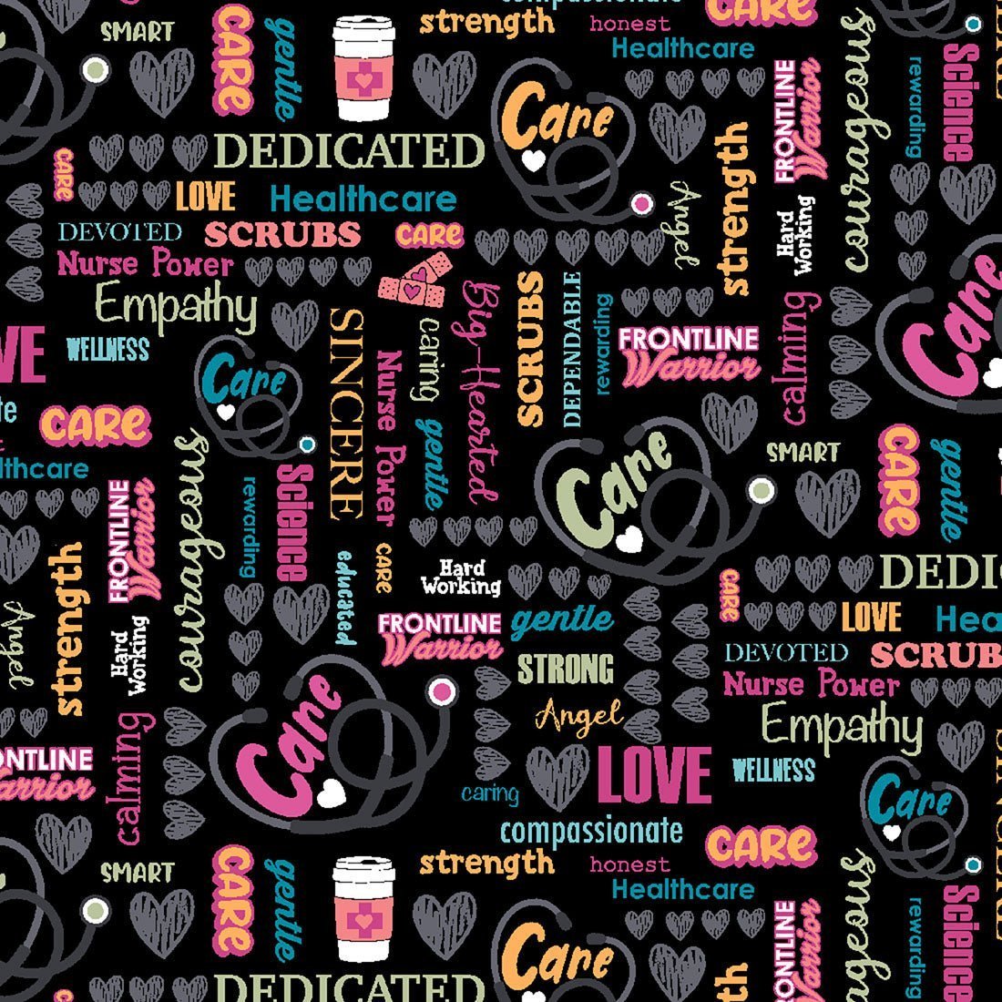 Nurse Power Cherokee Print Warm Up Scrub Jacket CK321 NUPW - Scrubs Select