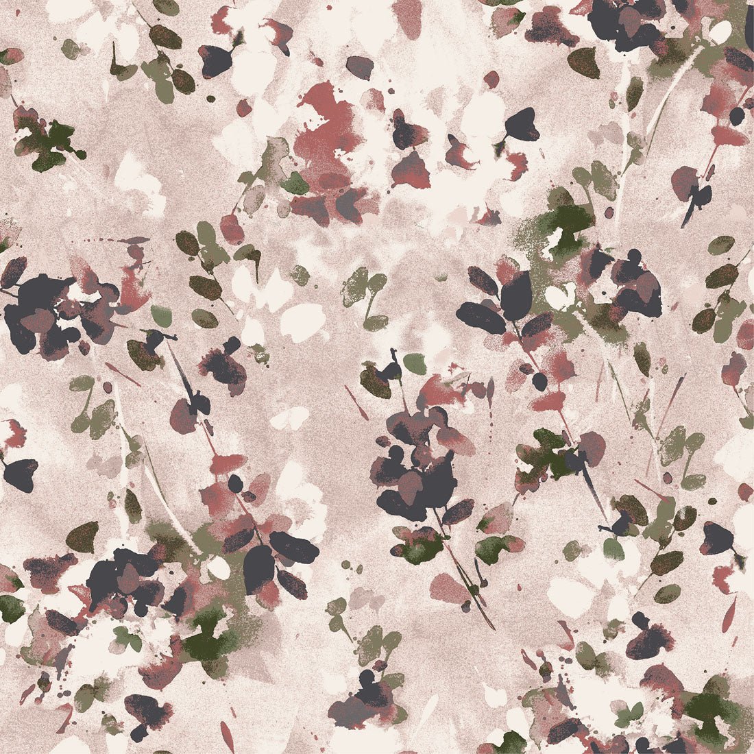 Rustic Floral Healing Hands Print Scrub Zip Front Top 2271 PYFR - Scrubs Select