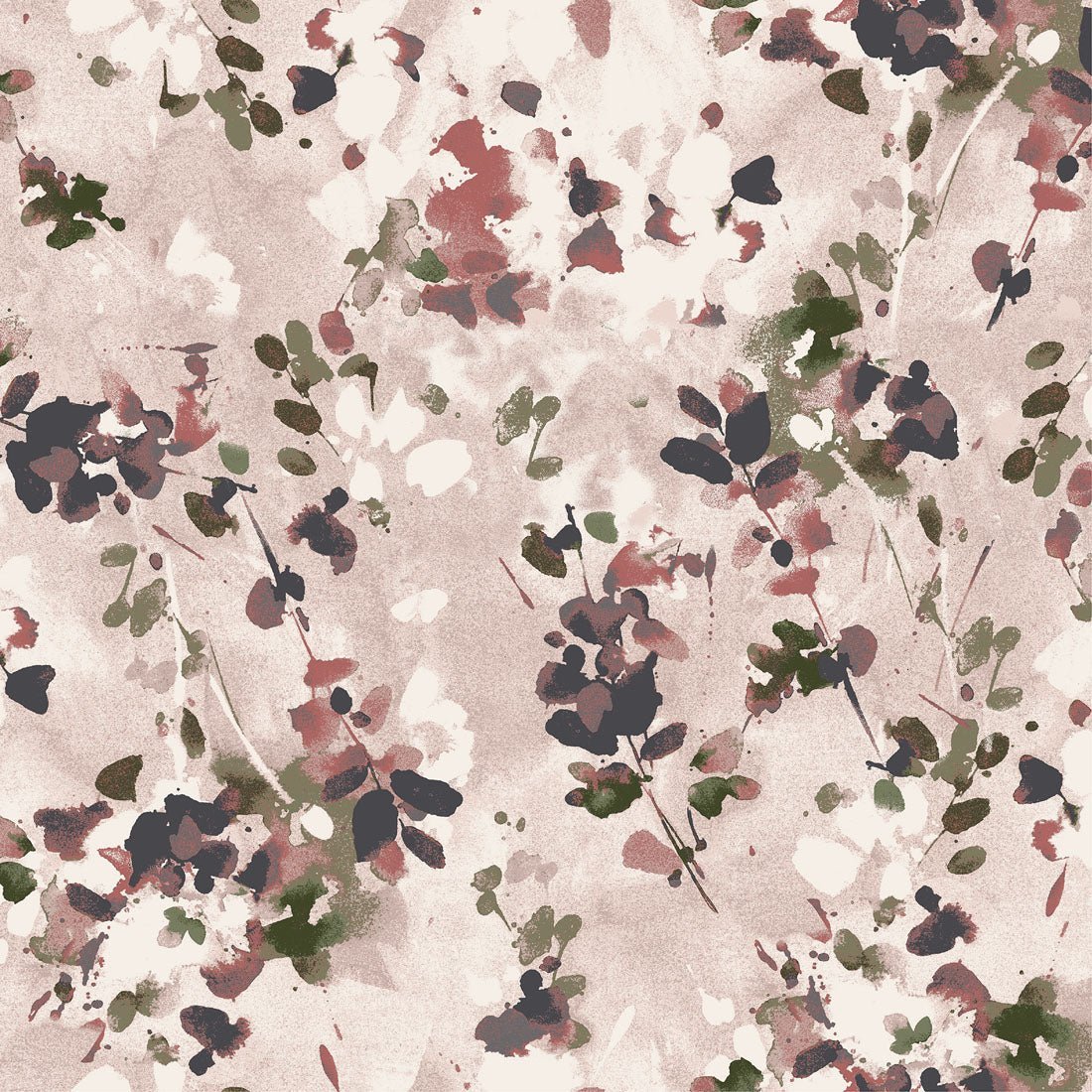 Rustic Floral Healing Hands Print Scrub Zip Front Top 2271 PYFR - Scrubs Select