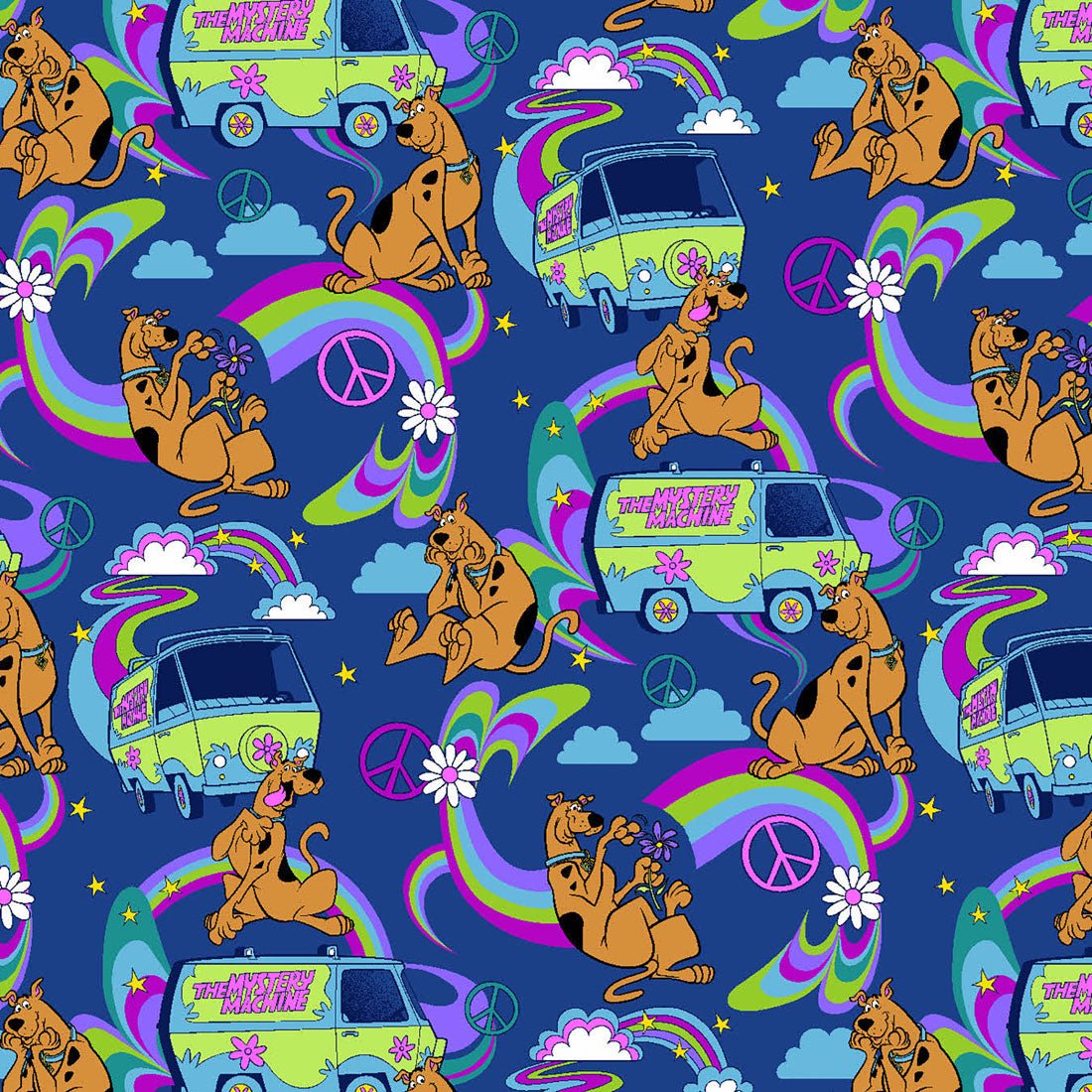 Scooby Doo Tooniforms Licensed V Neck Scrub Top TF796 SDMY - Scrubs Select