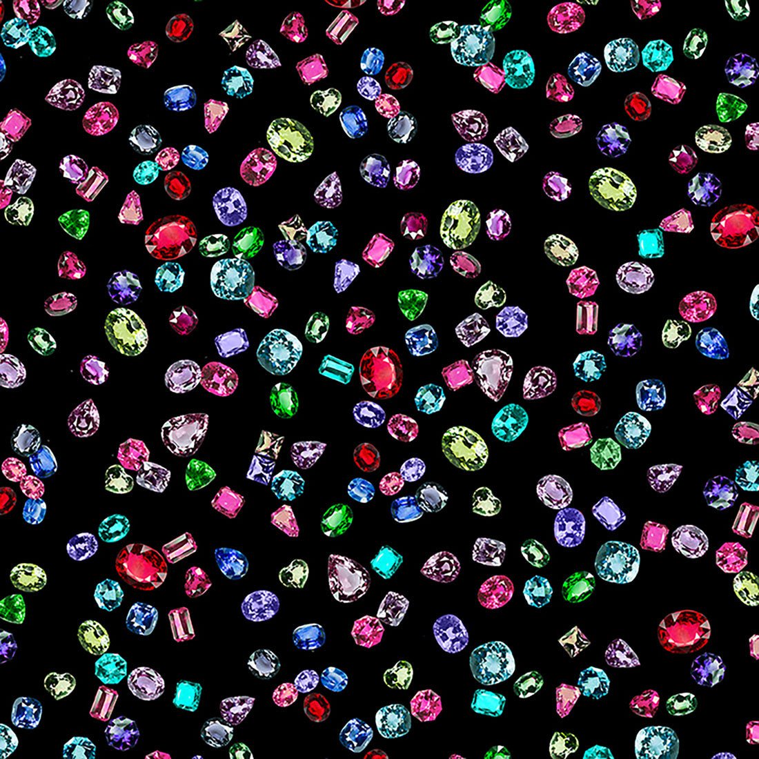 Sparkling Jewels Med Couture Amp Print Round Neck Top MC00015 SKJE - Scrubs Select