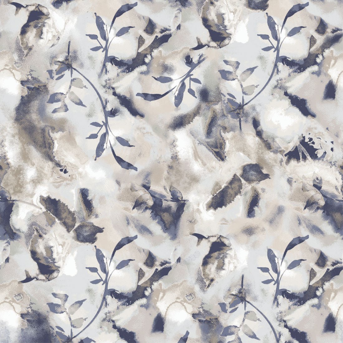 Watercolor Botanical Healing Hands Scrubs Amanda Print V Neck Top HH908 WCBT - Scrubs Select