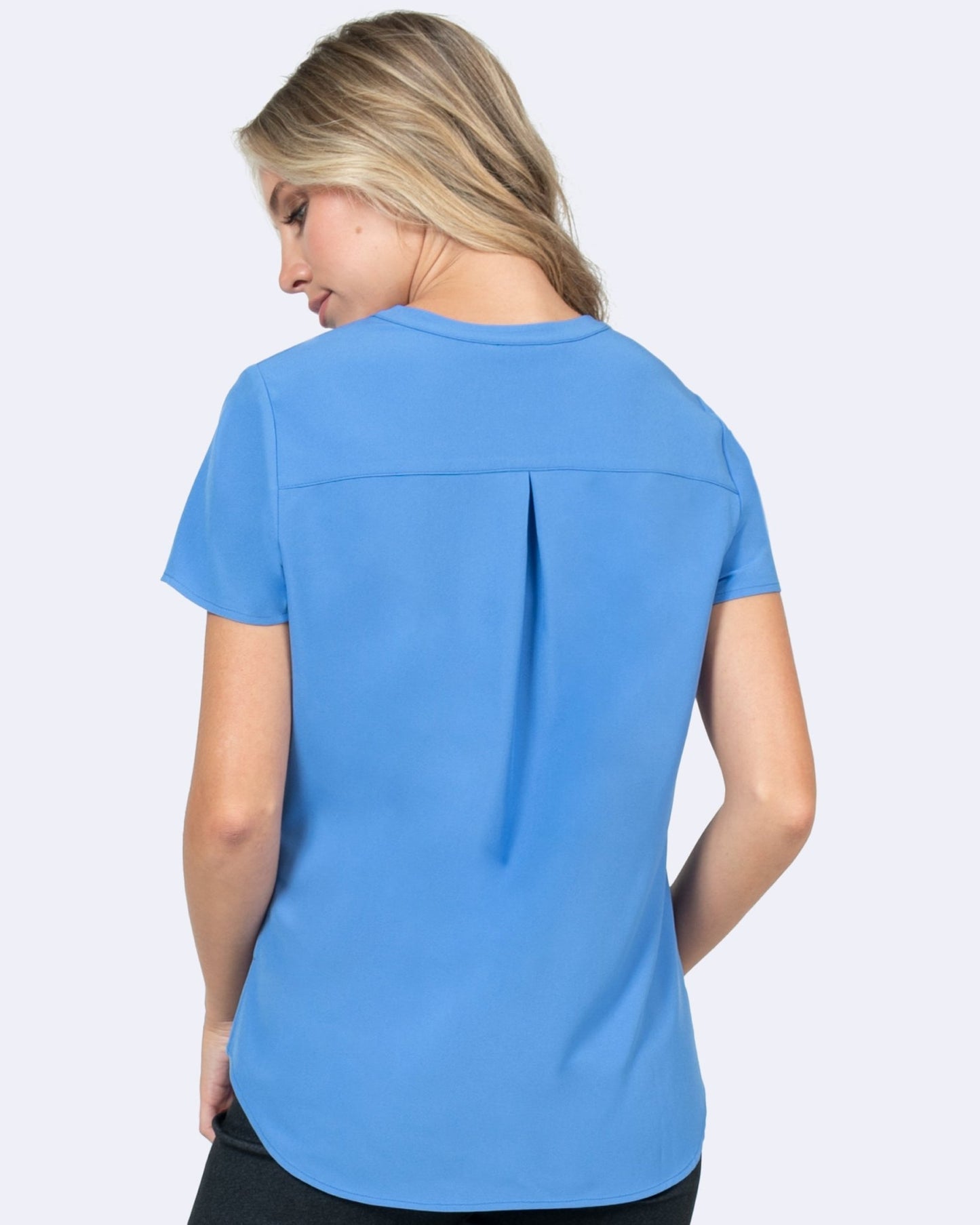 Zavate Notch Neck Scrub Top 1096 - Scrubs Select