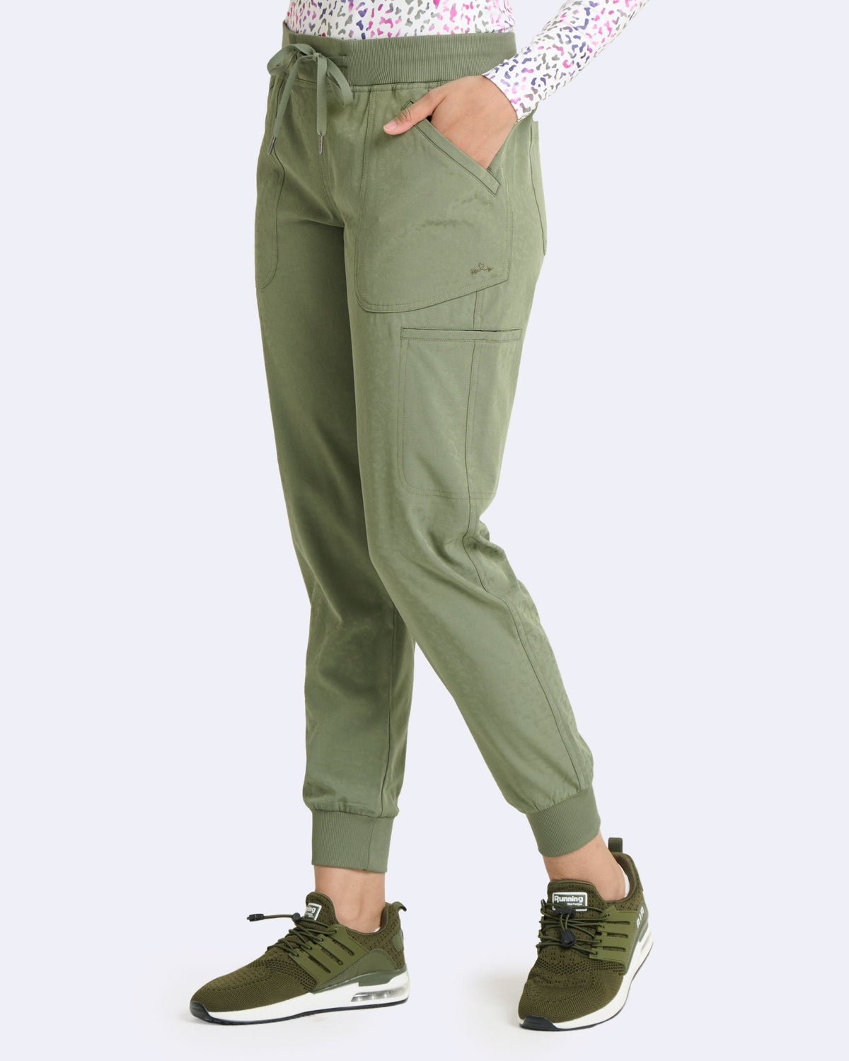Zavate Sheba Jacquard Jogger Scrub Pant 3070 Petite - Scrubs Select