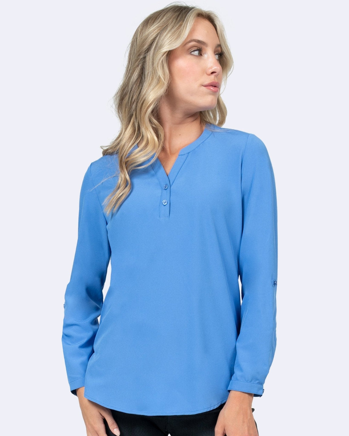Zavate Split Neck Scrub Top 1035 - Scrubs Select
