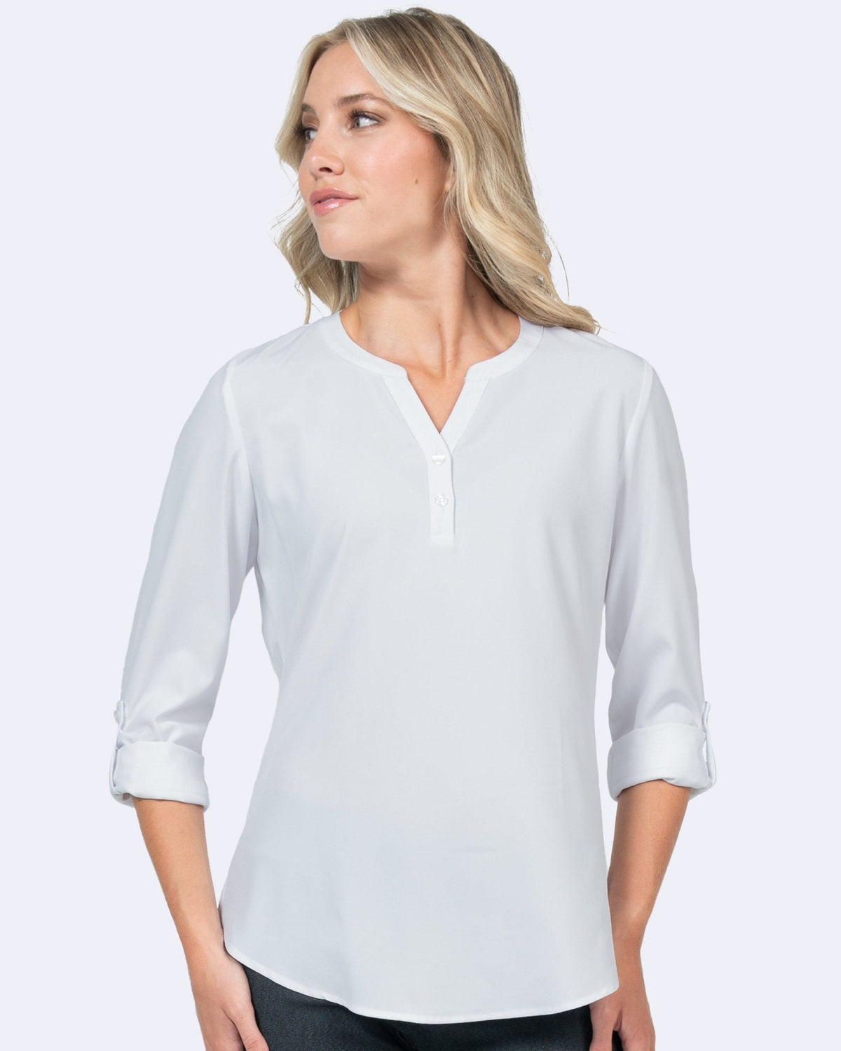 Zavate Split Neck Scrub Top 1035 - Scrubs Select