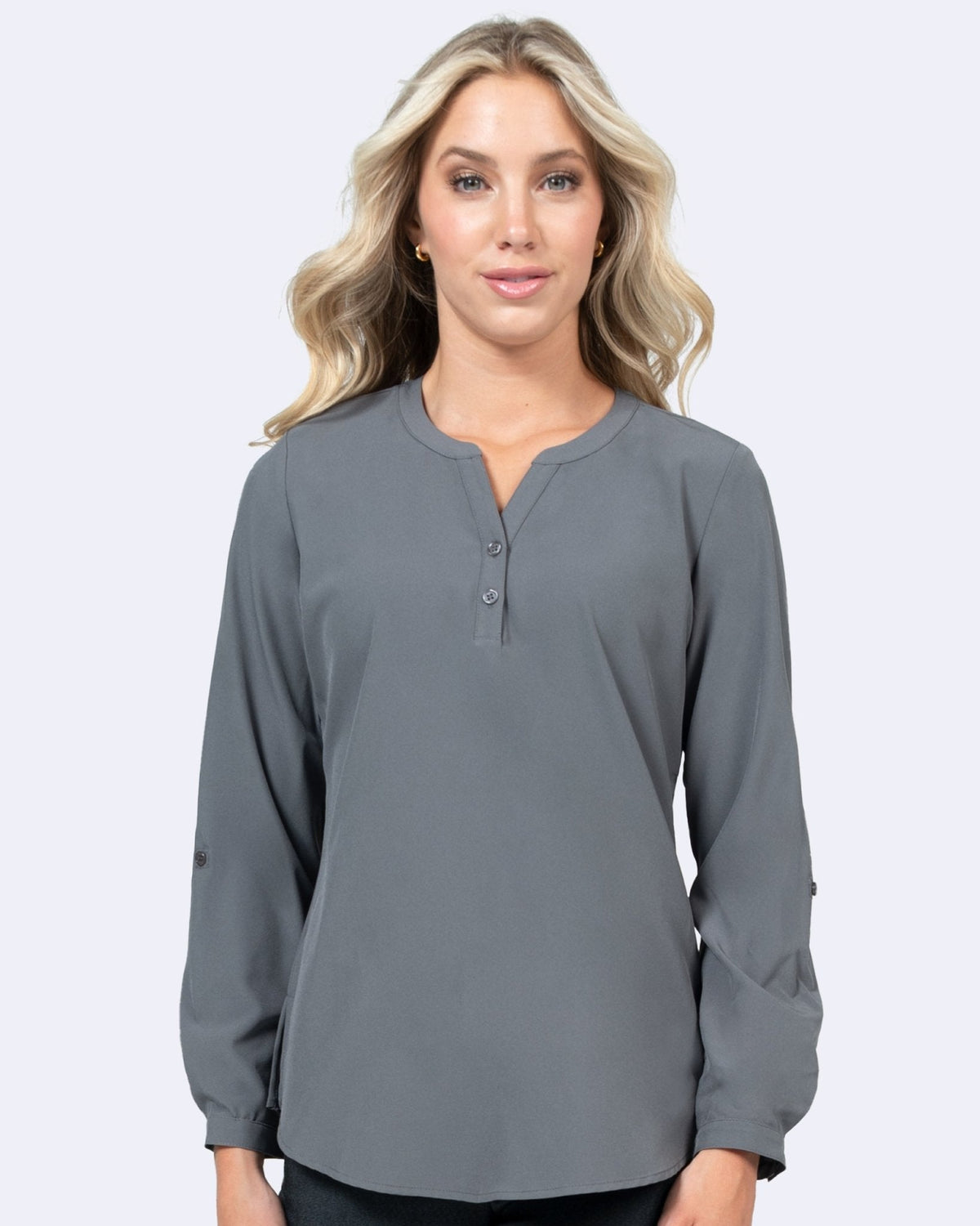 Zavate Split Neck Scrub Top 1035 - Scrubs Select