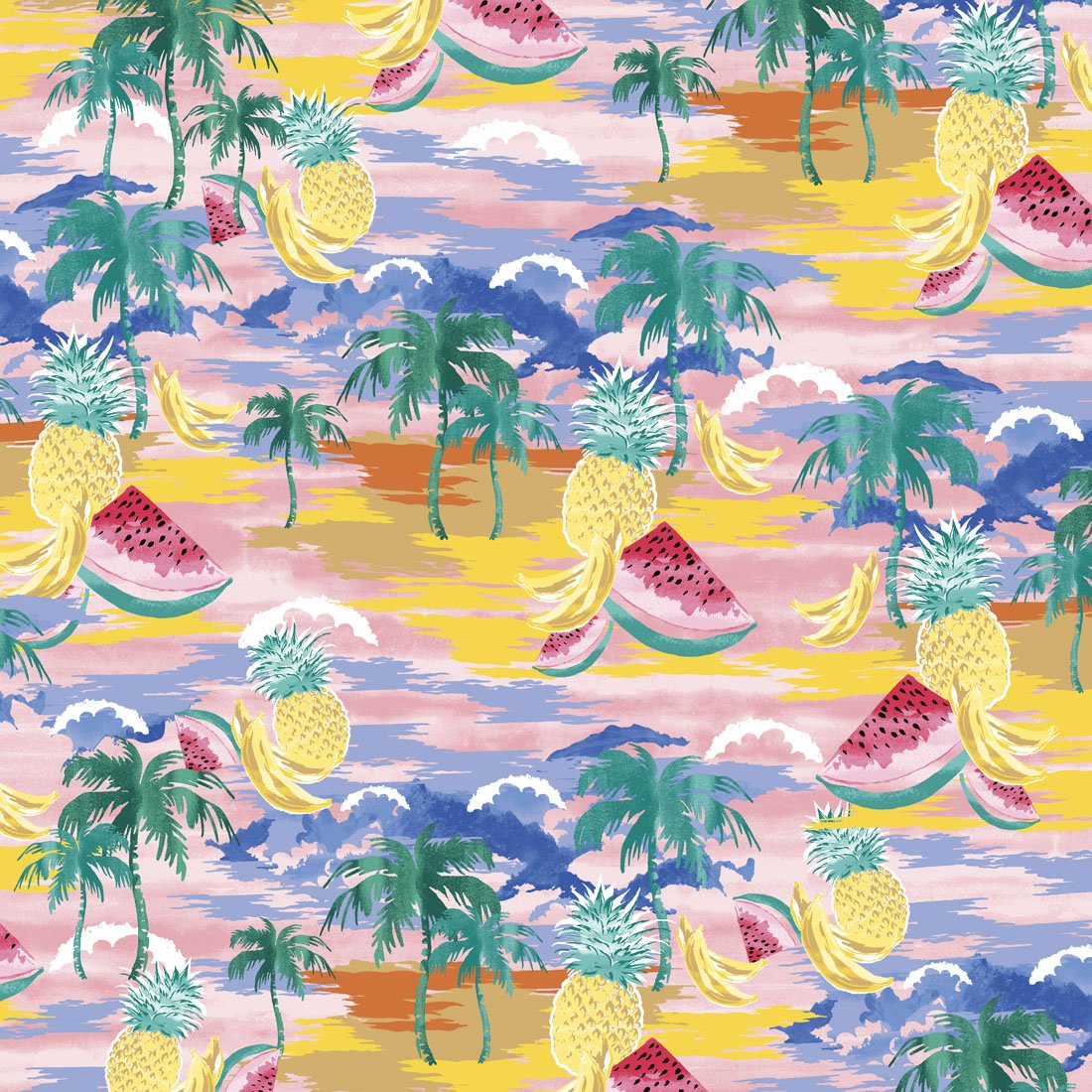 California Dream Print V Neck Scrub Top DK700 CALD - Scrubs Select