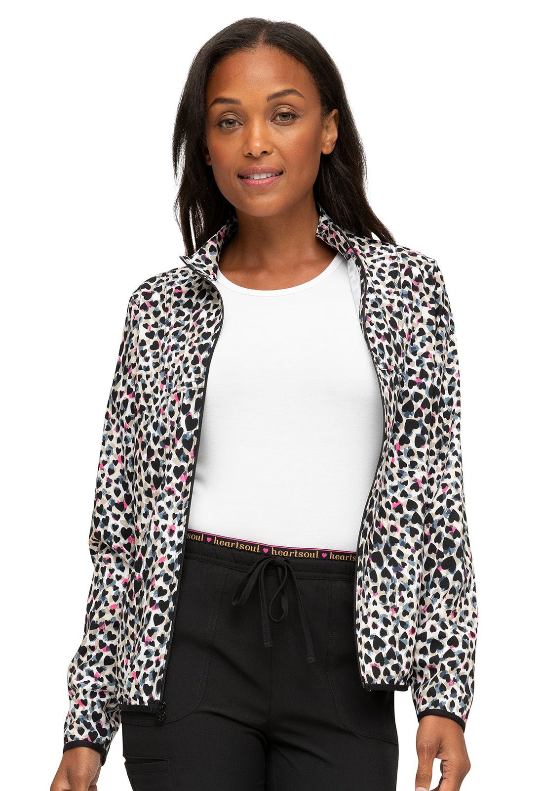 deres secret heart shirt jacket エクリュ HeartSoul Packable Scrub Jacket HS329 FWAH - Forever Wild At Heart