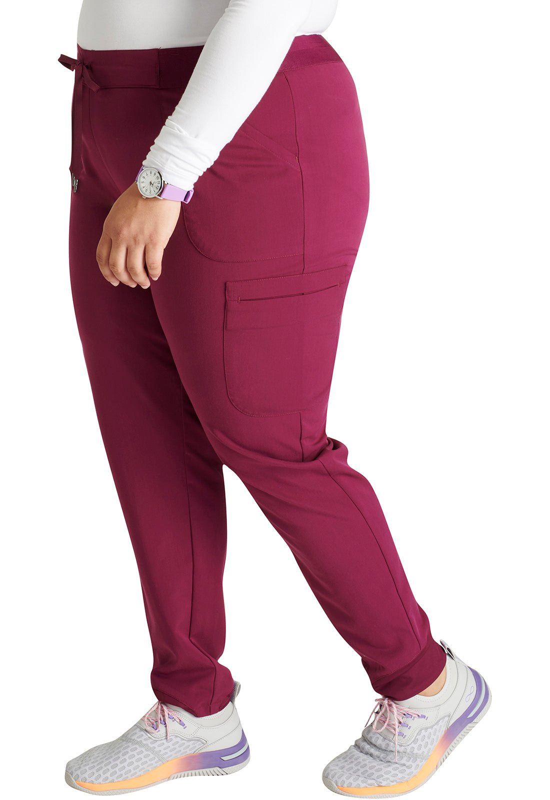 Cherokee Atmos Scrub Pull On Jogger Pant CK138A in Caribbean, Teal, Wine - Scrubs Select