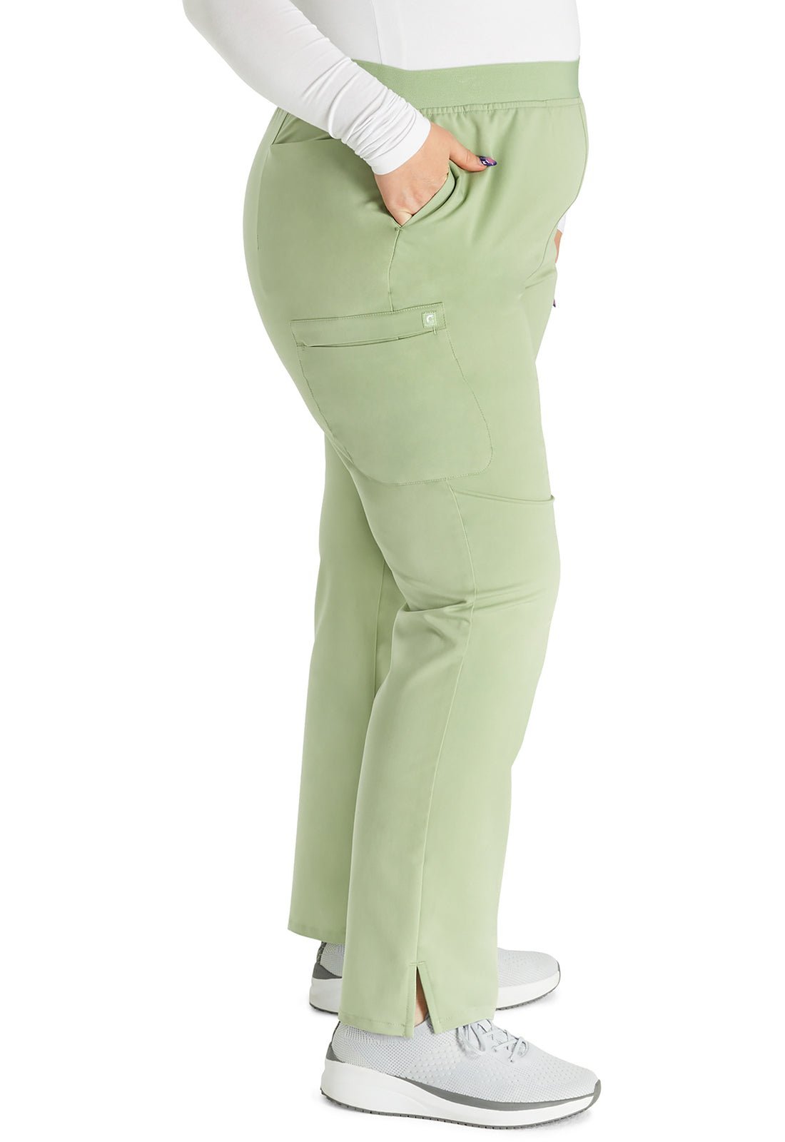 Cherokee Atmos Scrub Pull On Pant CK136A in Cucumber, Sugar Melon - Scrubs Select