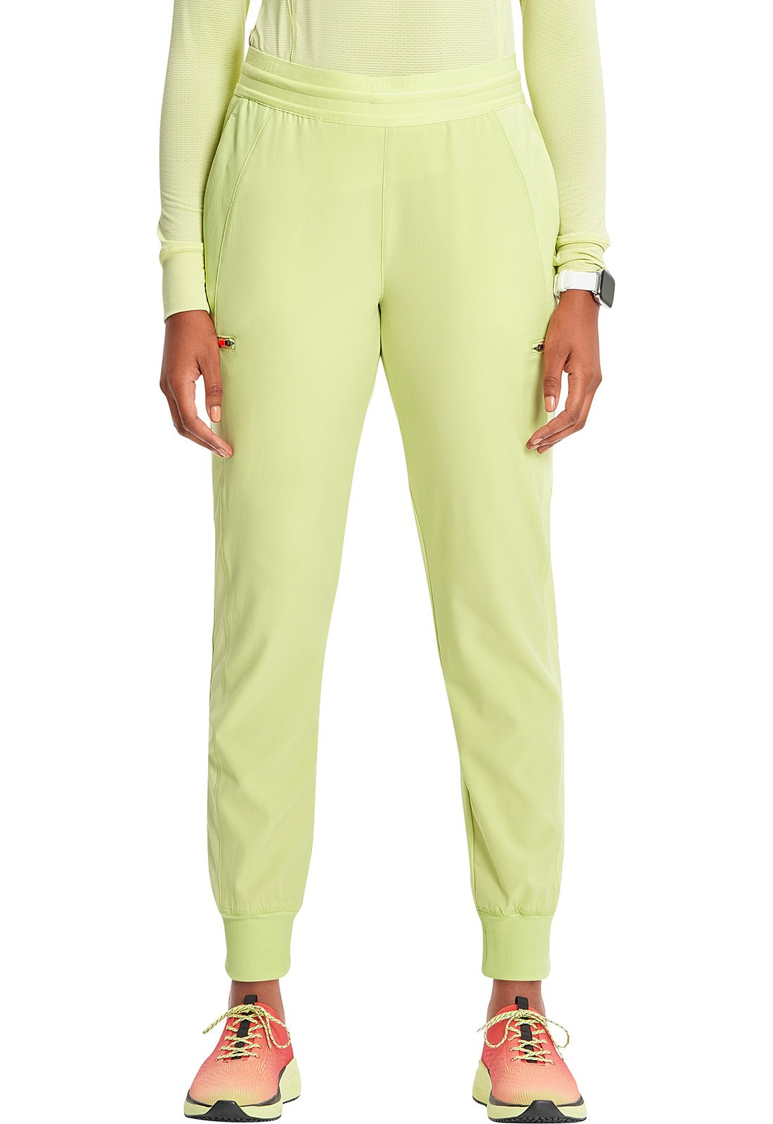 Cherokee Infinity GNR8 Jogger Pant IN122A in Electric Coral, Green Ene –  Scrubs Select