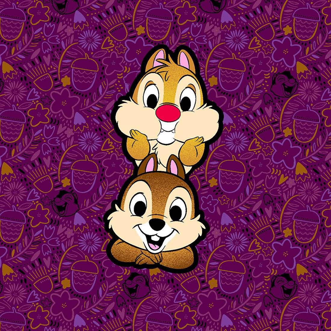 Chip N Dale Cherokee Tooniforms Disney V Neck Scrub Top TF677 CDNN - Scrubs Select