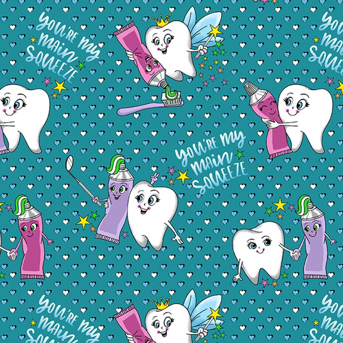 Dental Print Warm Up Scrub Jacket CK301 MQUZ - Scrubs Select