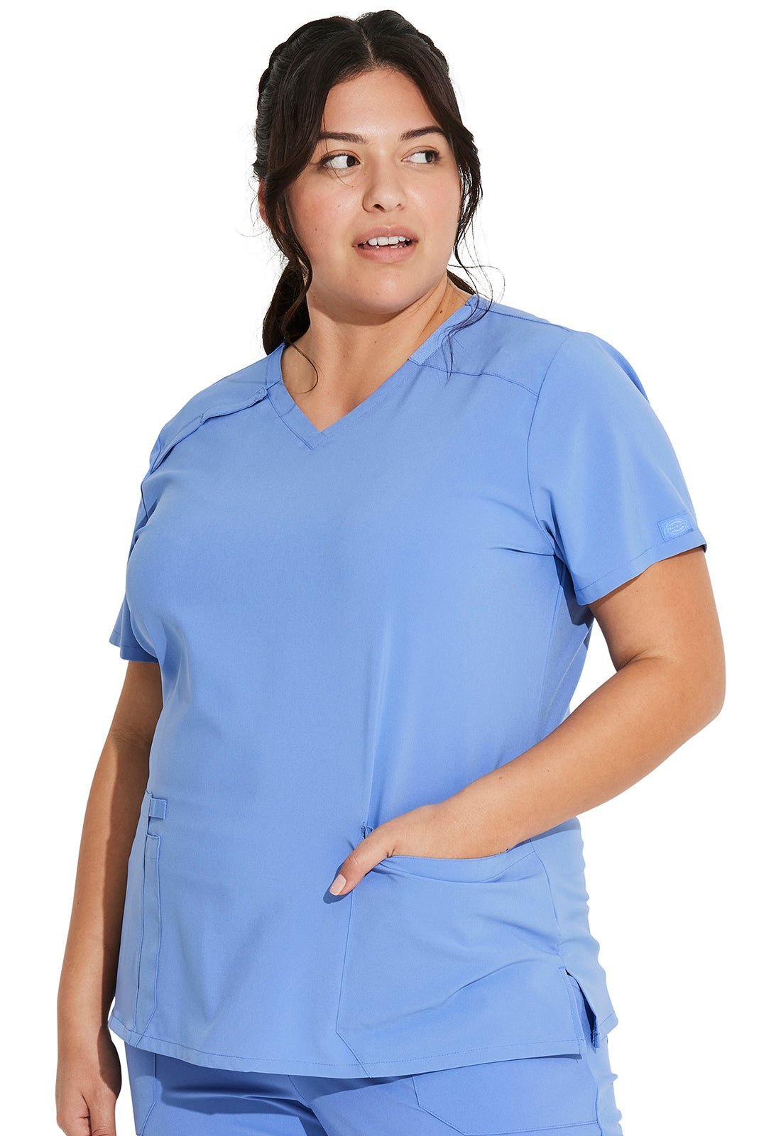 Dickies EDS Essentials Scrubs V Neck Top DK615 - Scrubs Select