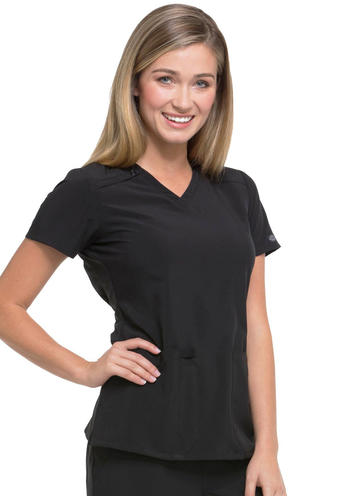 Dickies EDS Essentials Scrubs V Neck Top DK615 - Scrubs Select