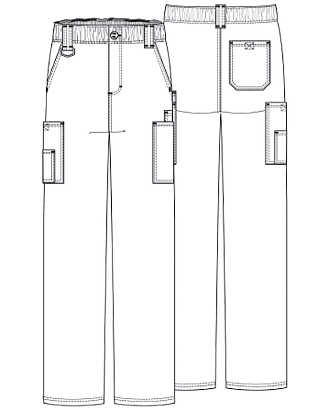 Dickies EDS Signature Scrubs Men's Zip Fly Pull On Pant 81006 - Scrubs Select