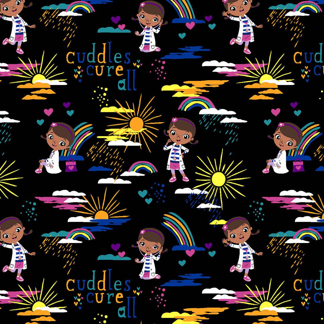 Doc McStuffins Cherokee Tooniforms Disney V Neck Scrub Top TF757 DCCA - Scrubs Select