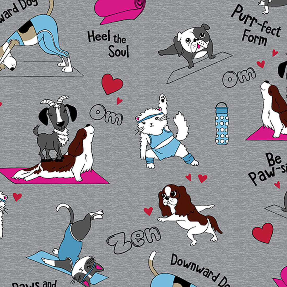 Dog Print Dickies V Neck Scrub Top DK704 DWDG - Scrubs Select