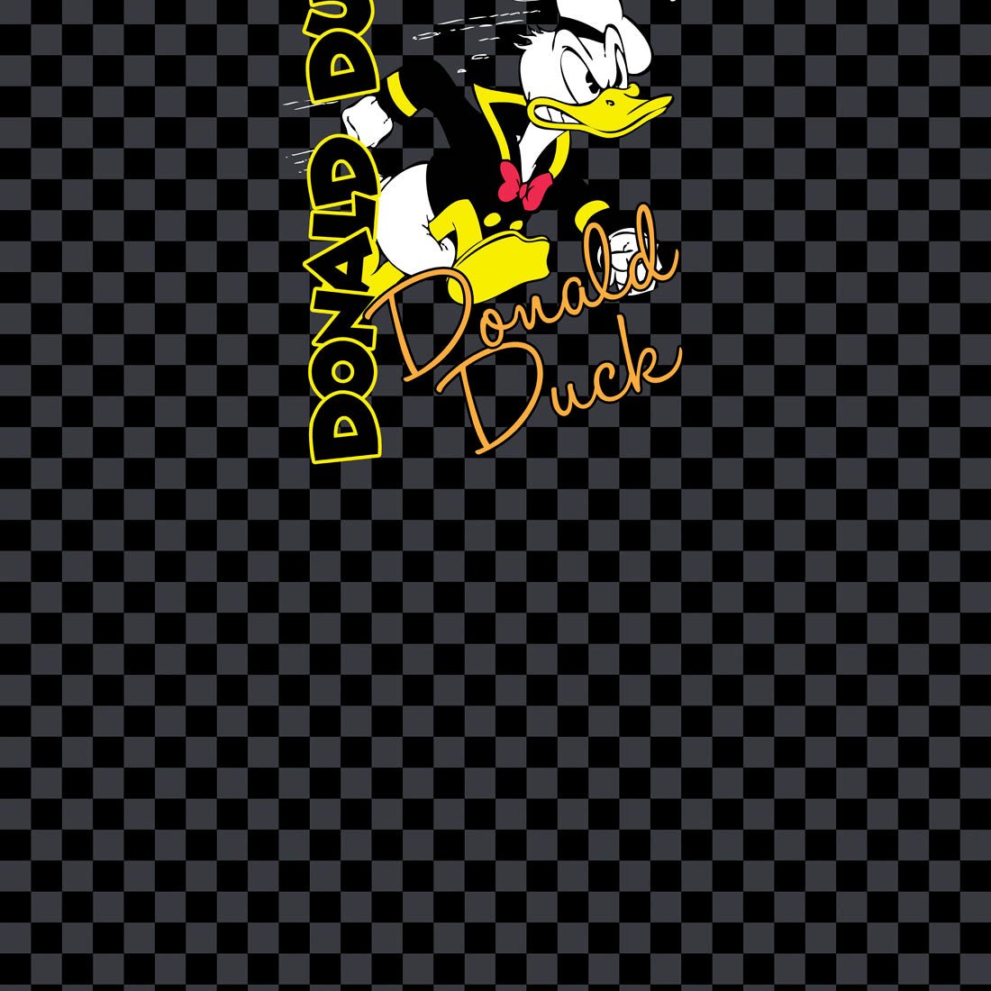 Donald Duck Tooniforms Licensed Disney Men's V Neck Scrub Top TF702 MKSD - Scrubs Select