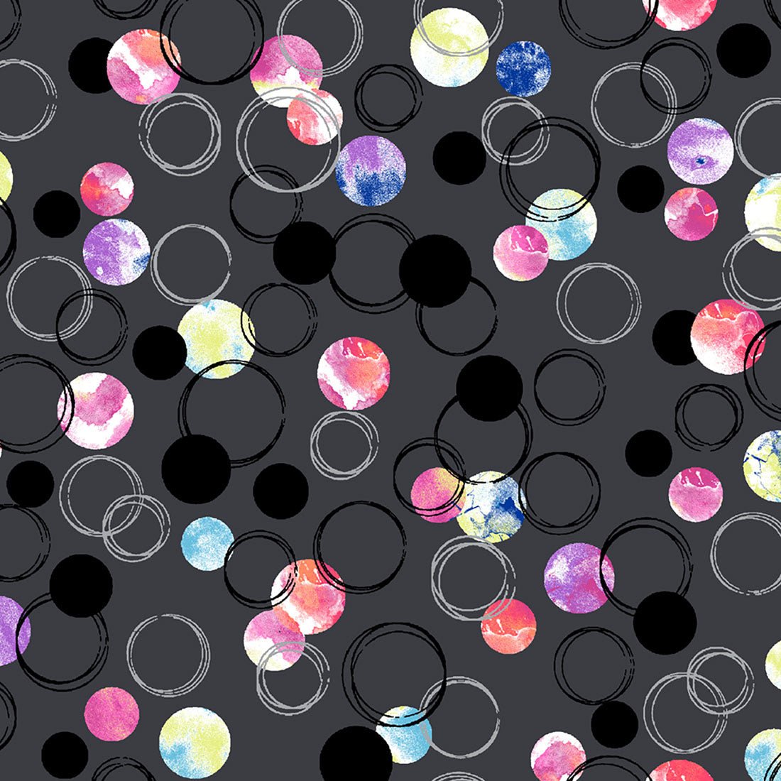 Dots Cherokee Print Round Neck Scrub Top CK609 DTBL - Scrubs Select