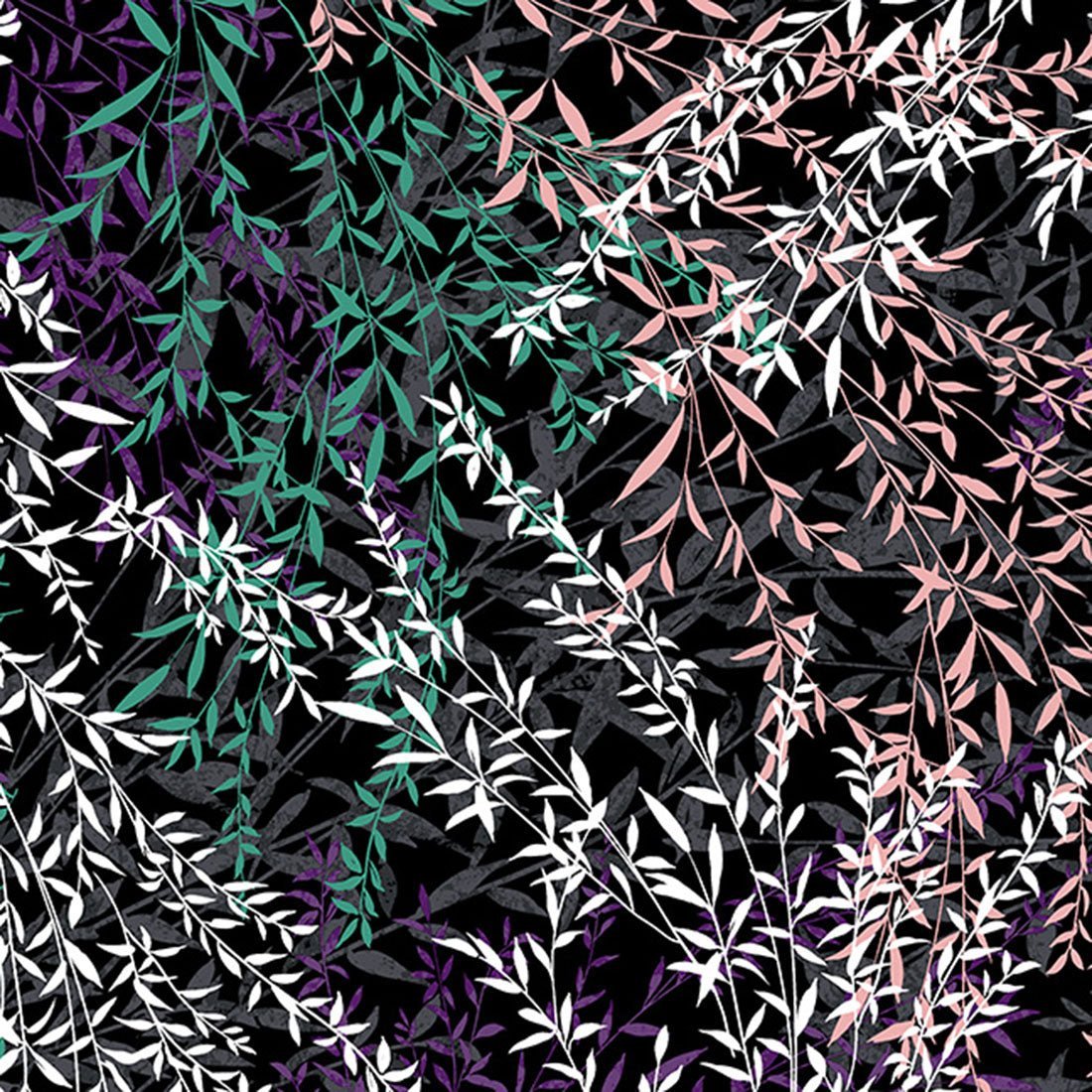 Floral Print Cherokee iFlex V Neck Knit Panel Scrub Top CK732 JUSB - Scrubs Select