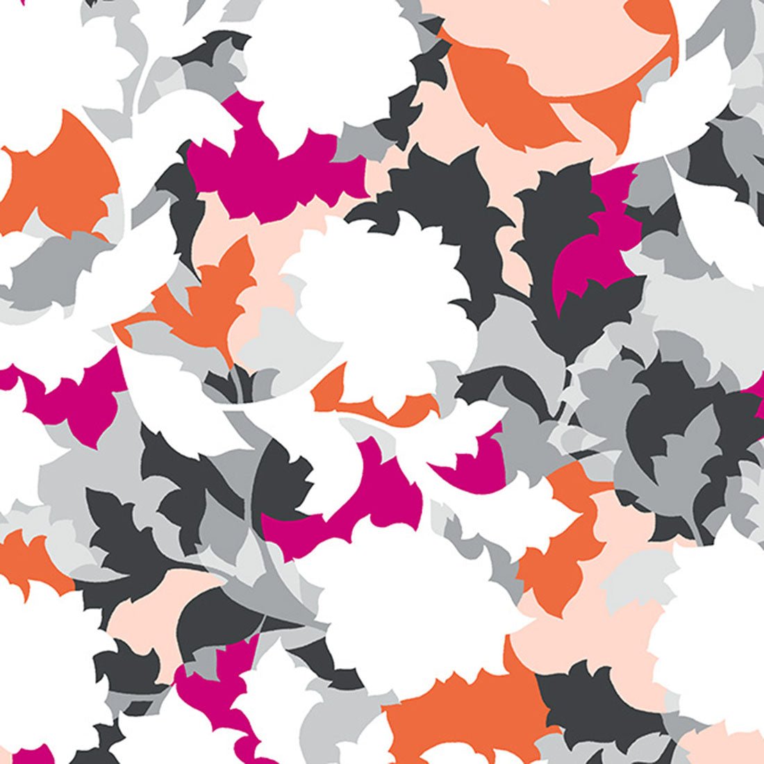 Floral Print V Neck Scrub Top DK732 FAWF - Scrubs Select