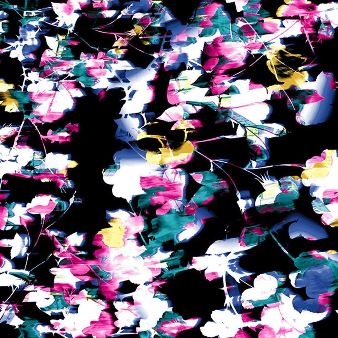 Floral Print V Neck Scrub Top DK732 FLMT - Scrubs Select