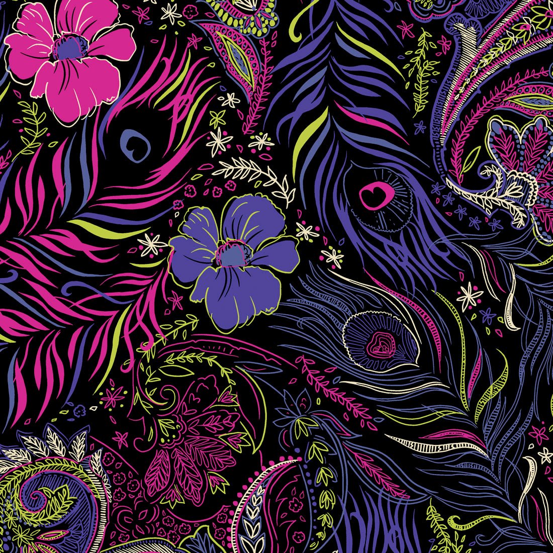 Floral Print V Neck Scrub Top HS614 GYQU - Scrubs Select