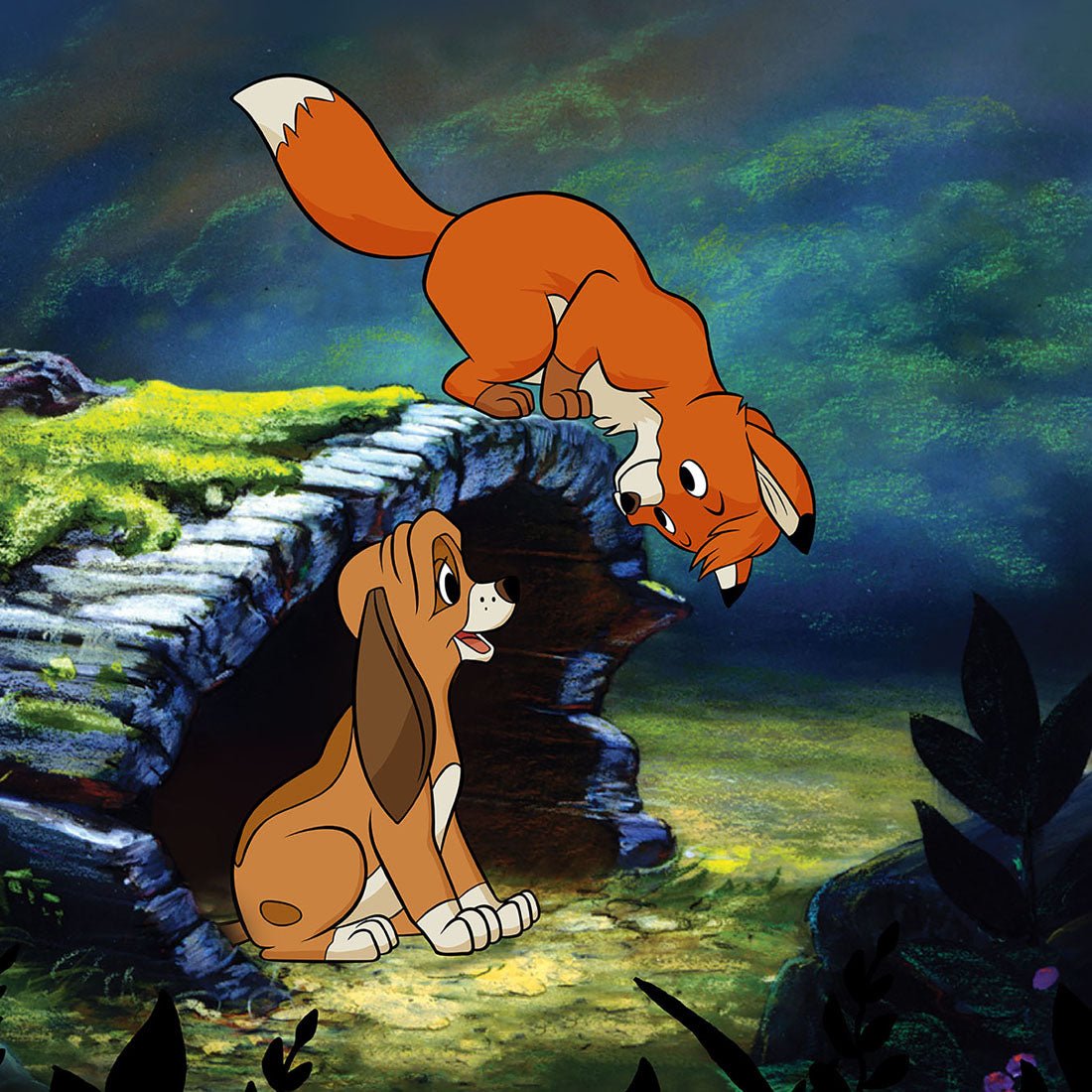 Fox And Hound Tooniforms Licensed Disney V Neck Scrub Top TF637 FXAH - Scrubs Select