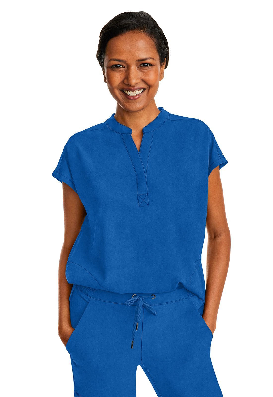 Healing Hands Purple Label Scrubs Journey Mandarin Collar Top 2152 - Scrubs Select