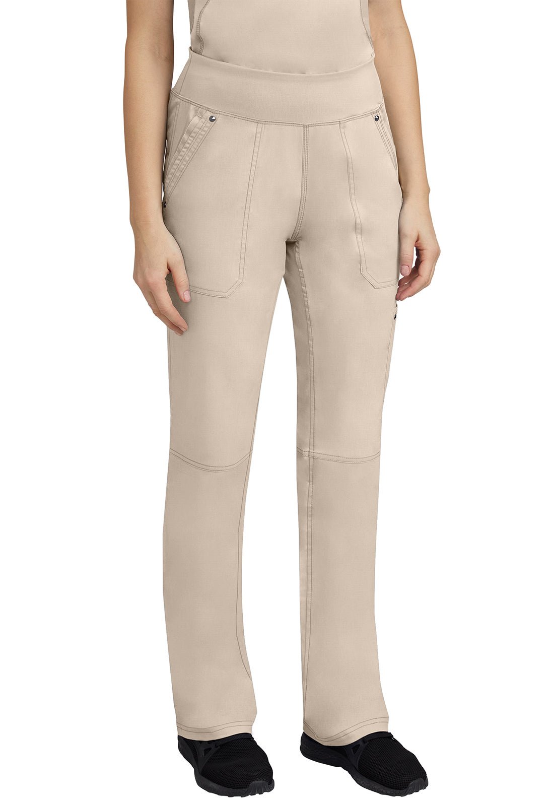 Healing Hands Tori Yoga Scrub Pant 9133 in Khaki - Scrubs Select