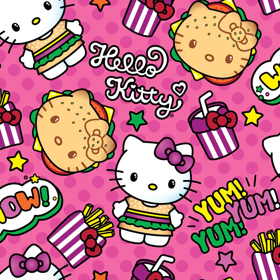 Hello Kitty Tooniforms Licensed Sanrio V Neck Scrub Top TF626 HKYM - Scrubs Select