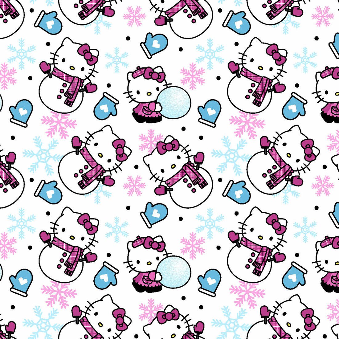 Hello Kitty Tooniforms Licensed Sanrio V Neck Scrub Top TF686 HKMIC - Scrubs Select