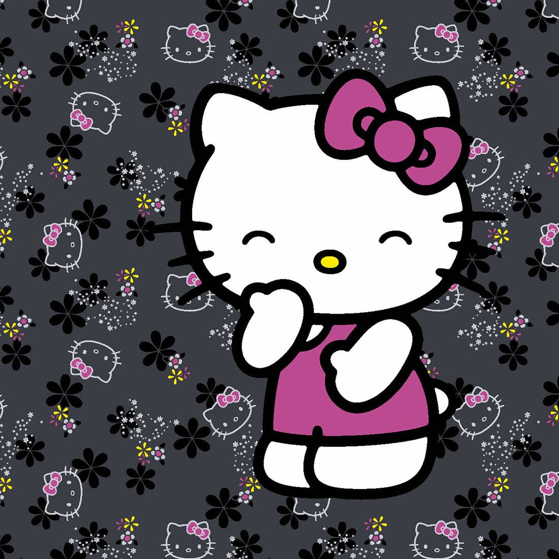 Hello Kitty Tooniforms Licensed Sanrio V Neck Scrub Top TF745 HKSS - Scrubs Select