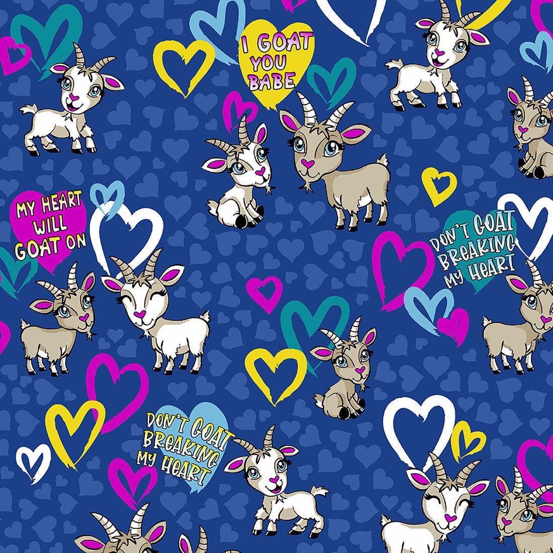 I Goat You Babe Dickies EDS Print V Neck Scrub Top DK852 IGYB - Scrubs Select