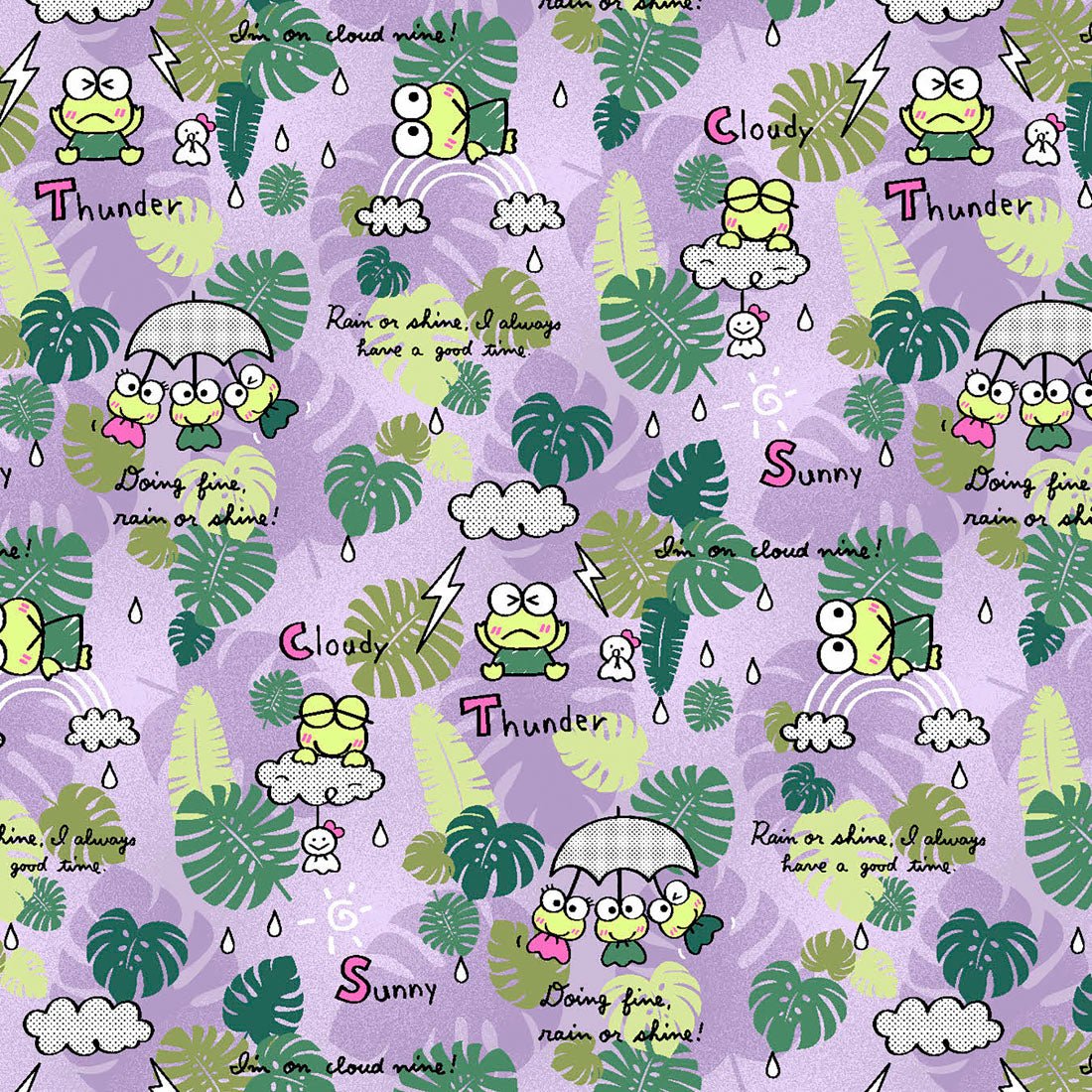 Keroppi Cherokee Tooniforms Sanrio Round Neck Scrub Top TF787 KPHK - Scrubs Select