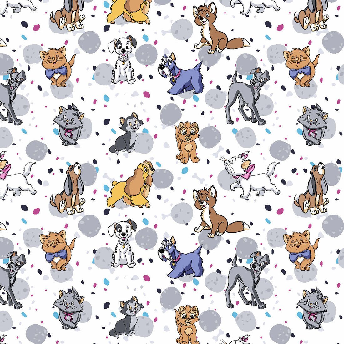 Lady and the Tramp Tooniforms Licensed Disney V Neck Scrub Top TF738 LACD - Scrubs Select