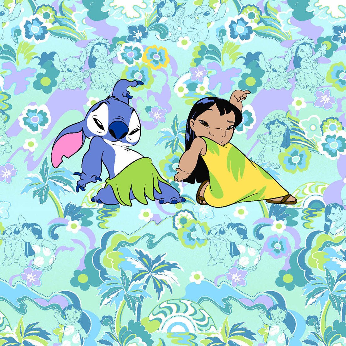 Lilo and Stitch Tooniforms Disney V Neck Medical Scrub Top TF614 LHTD - Scrubs Select