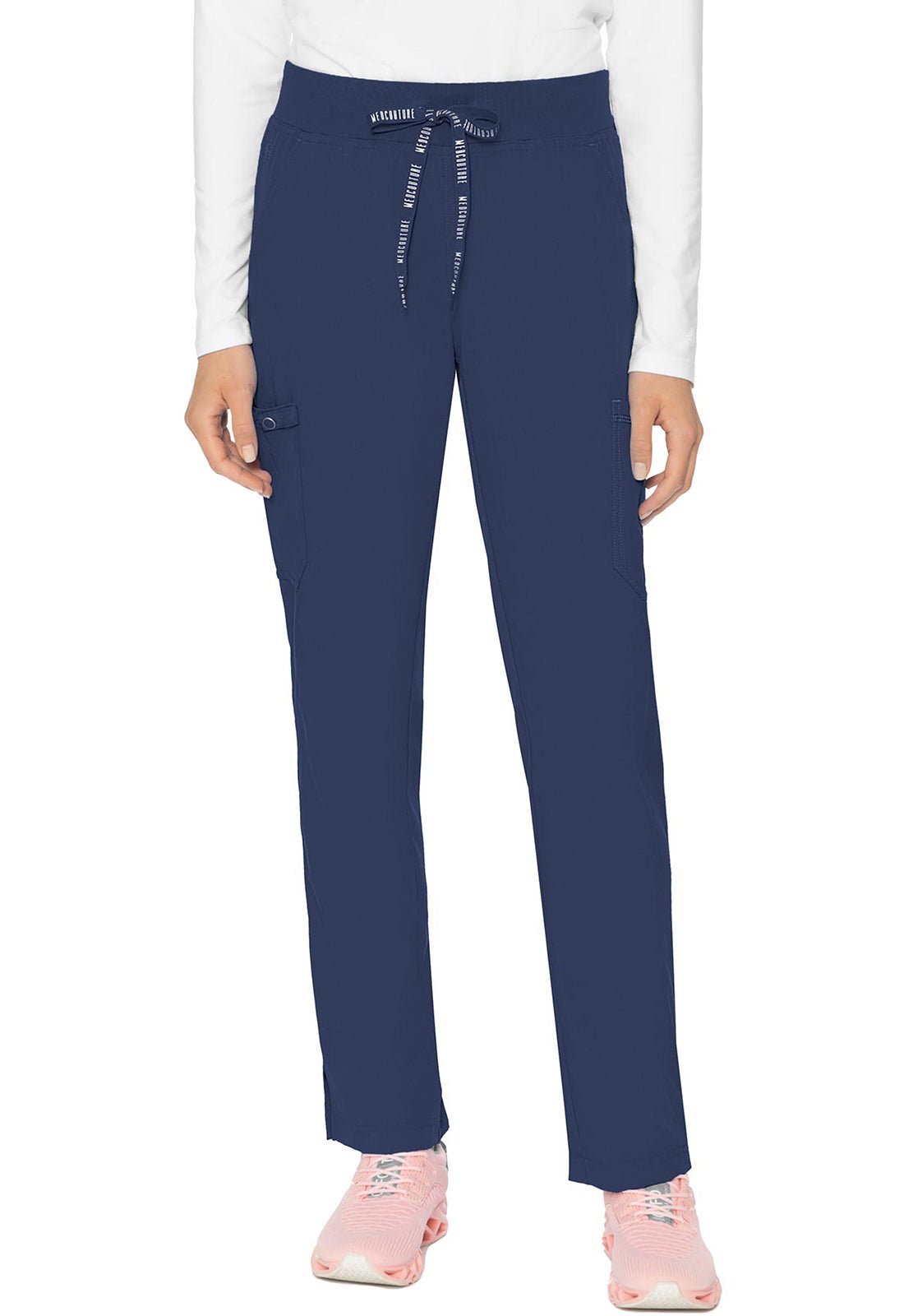 Med Couture Touch Scrubs Jersey Waist Yoga Pant MC7725 - Scrubs Select