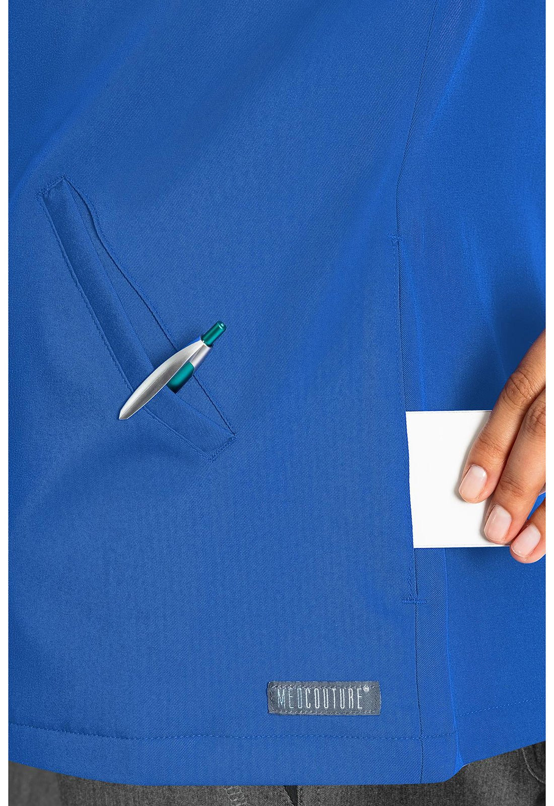 Med Couture Touch Scrubs Raglan Warmup Jacket MC7660 - Scrubs Select