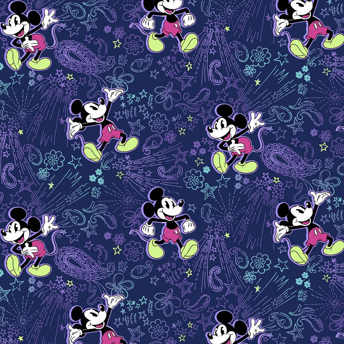 Mickey Mouse Cherokee Tooniforms Disney Licensed V Neck Scrub Top TF737 MKBN - Scrubs Select