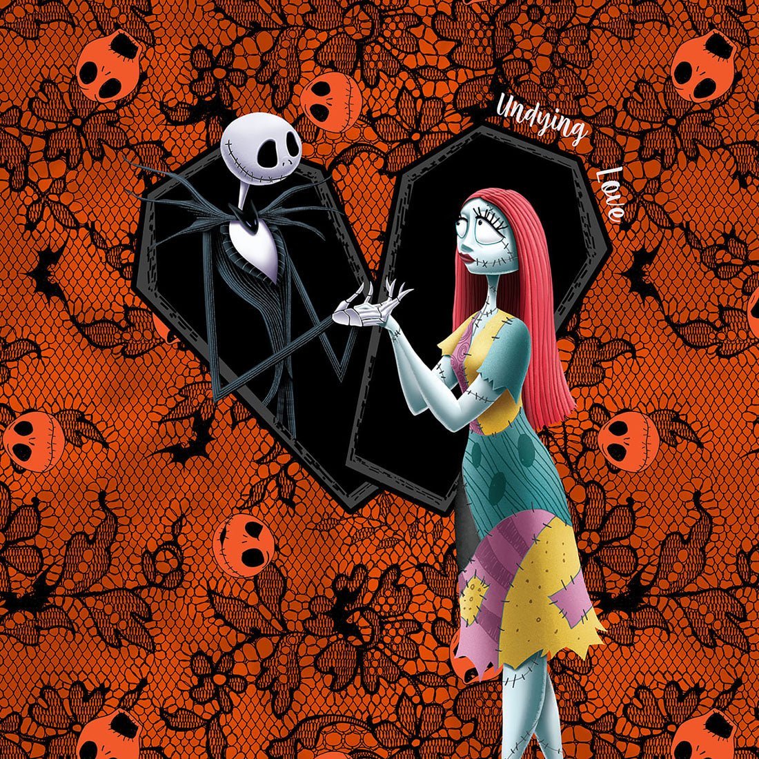 Nightmare Before Christmas Tooniforms Licensed Disney V Neck Scrub Top TF637 NCUD - Scrubs Select