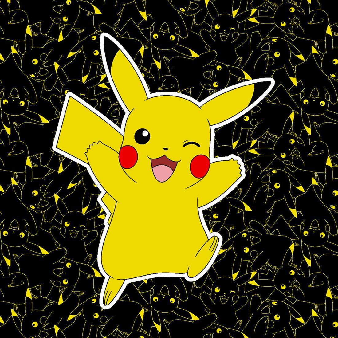Pikachu Tooniforms Licensed V - Neck Scrub Top TF639 PMPZ - Scrubs Select