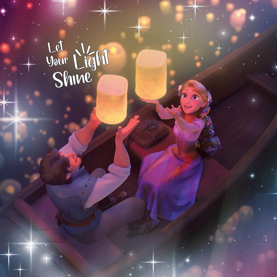 Rapunzel Cherokee Tooniforms Licensed Disney V Neck Scrub Top TF627 RZUZ - Scrubs Select