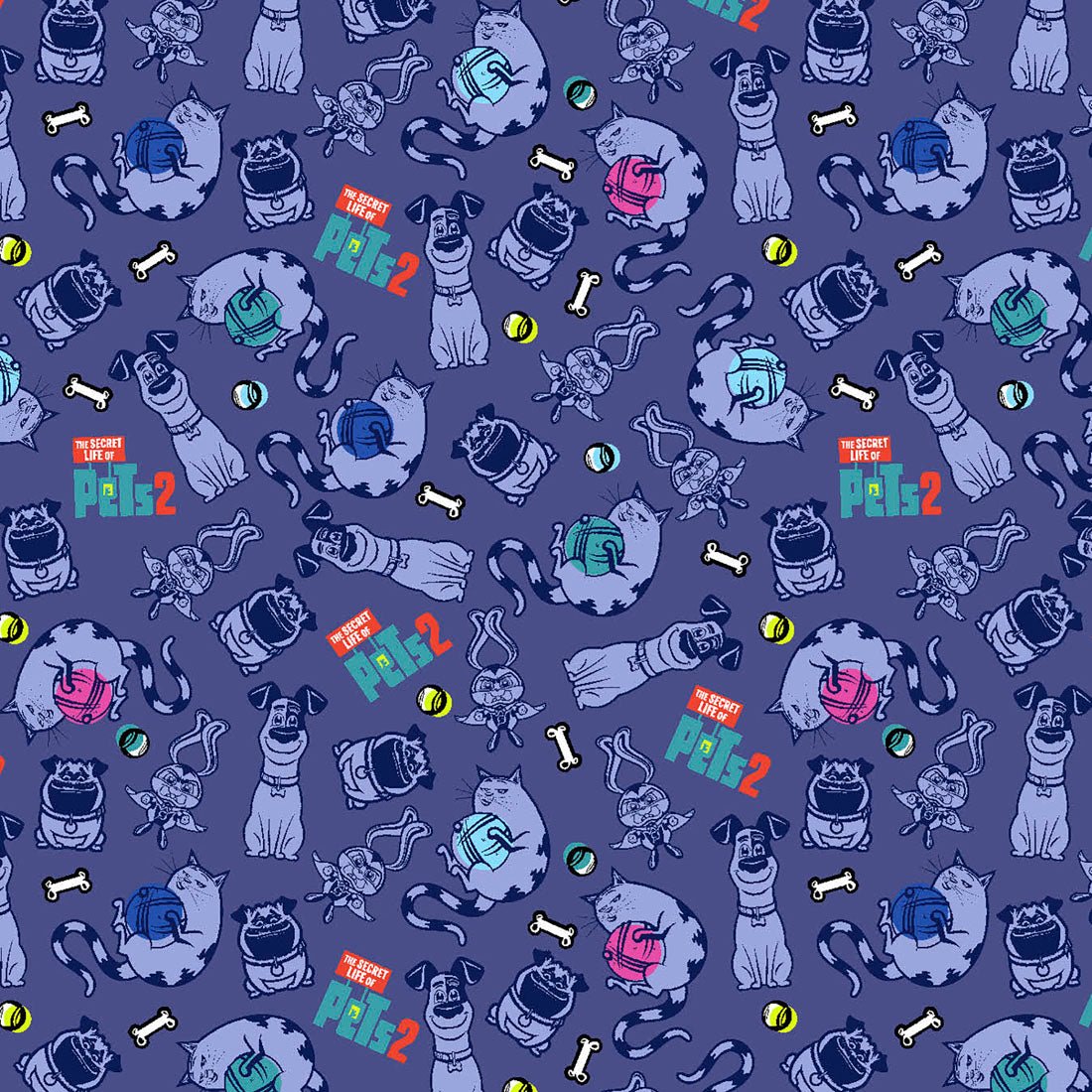 Secret Life Of Pets Cherokee Tooniforms Illumination Unisex V Neck Scrub Top TF687 PTHP - Scrubs Select